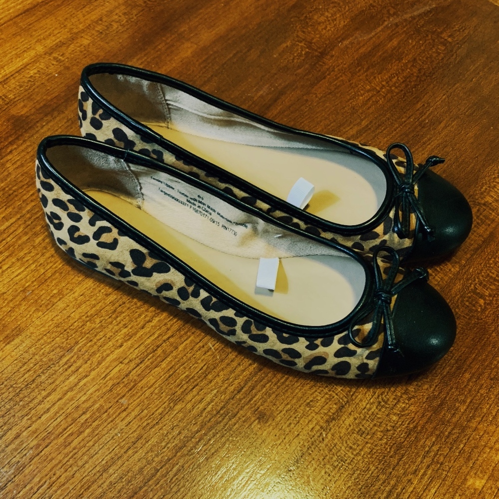 Designer Leopard Flats